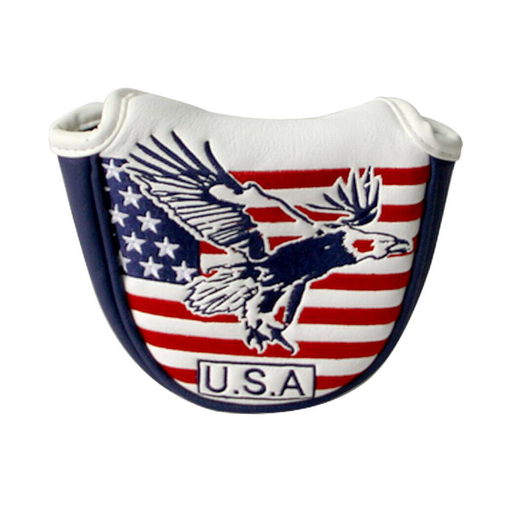 America Flag Golf Putters Headcover Bag Golf Club Head Cover Protector
