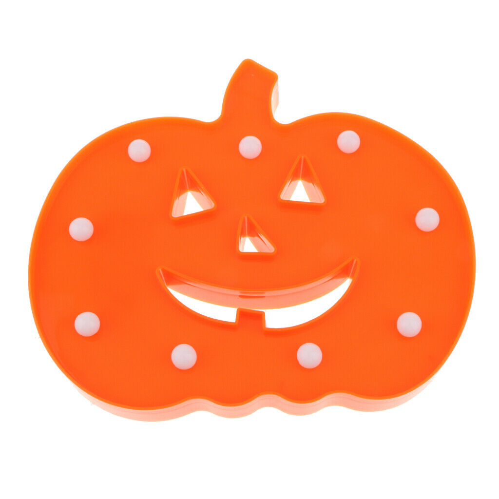 Halloween Pumpkin LED Warm White Light Lamp Festival Home Prop Decoration