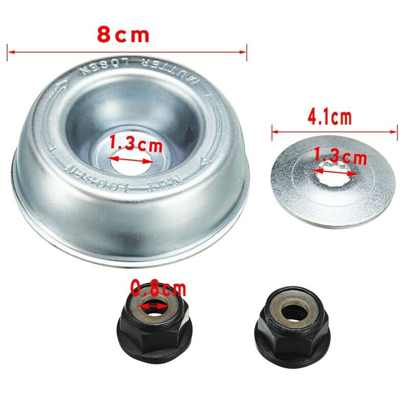 4Pcs Replacement Gearbox Blade Nut Fixing Kit For Brushcutter Strimmer G5Z1Z1
