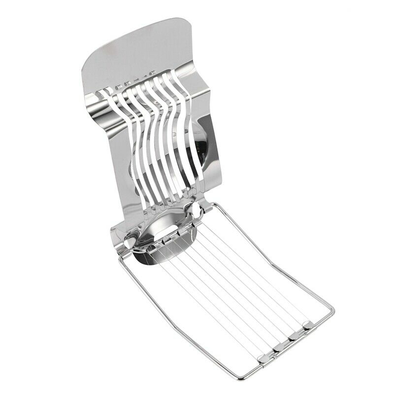 1Pcs Stainless Steel Boiled Egg Slicer Section Cutter Mushroom Tomato Cutter KX7
