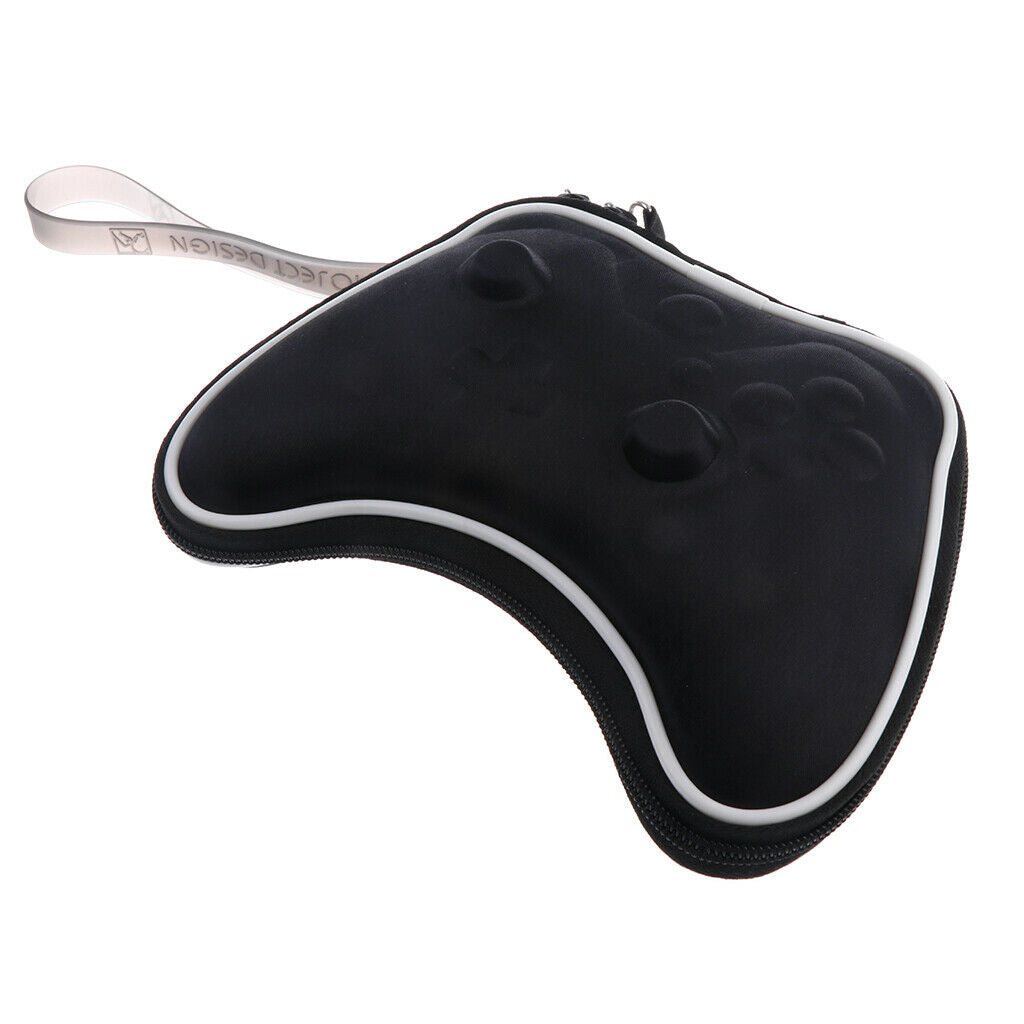 Portable Hard Protective Case Bag Zipper Pouch for Xbox One Controller Black