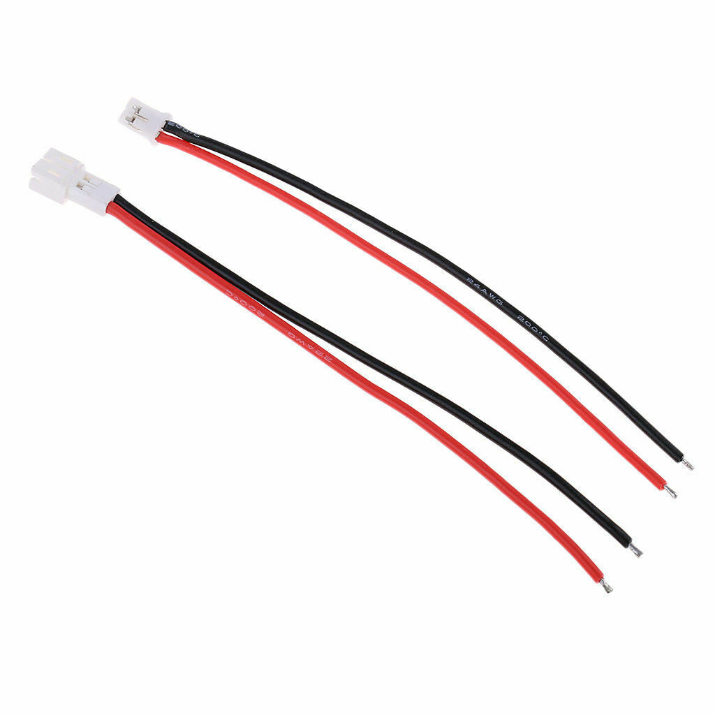 20 Pcs Upgraded JST PH 2.0 Male Female Connector Wire Cable