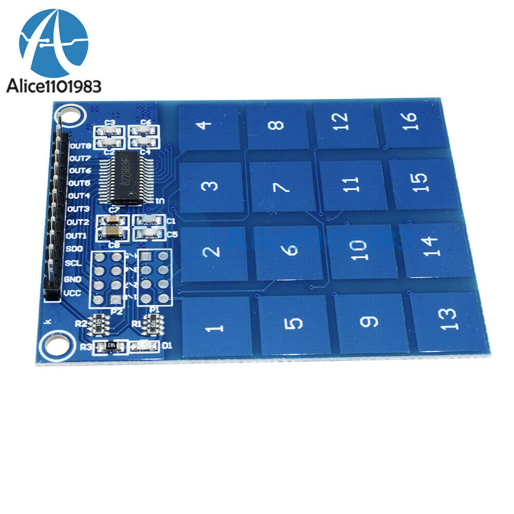 5PCS TTP229 16-Channel Digital Capacitive Switch Touch Sensor Module for Arduino