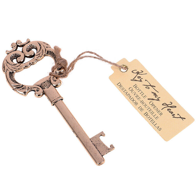 Metal Key Bottle Opener Beer Openers Rustic Wedding Party Favor Guest Gif.l8