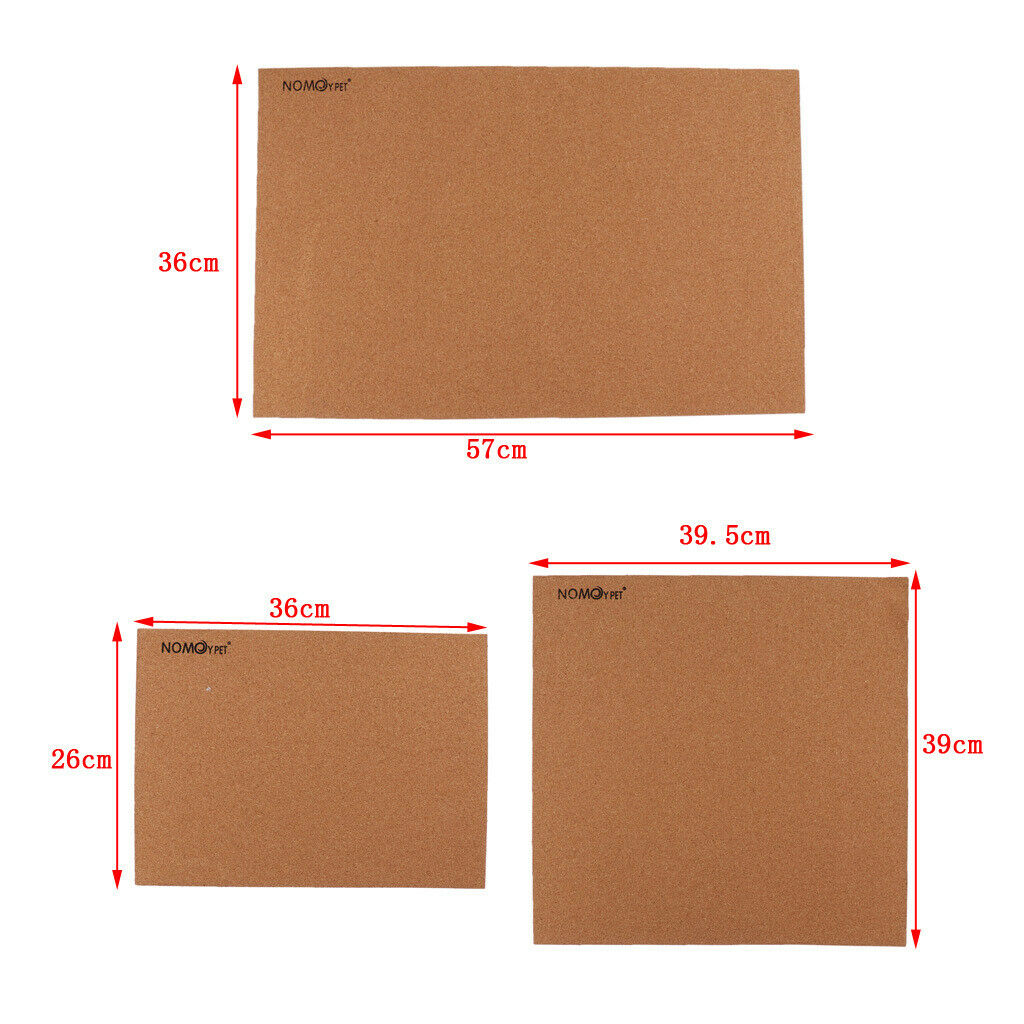 Reptile Carpet Wooden Mat Pad Habitat for Tortoise, Dragon, Geckos Small