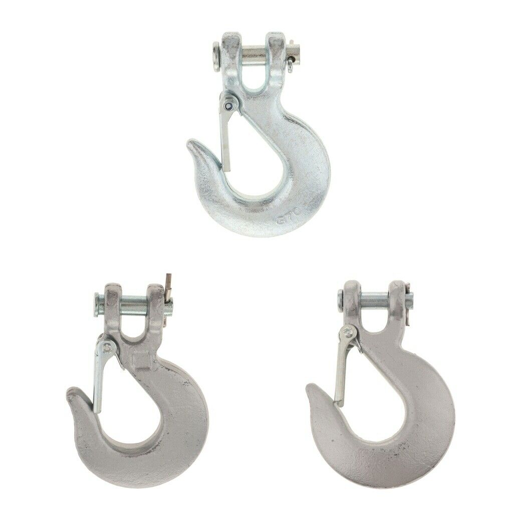 Half-Linked Winch Hook /Latch for ATV UTV Winches 3000Lbs 6000Lbs 12000Lbs