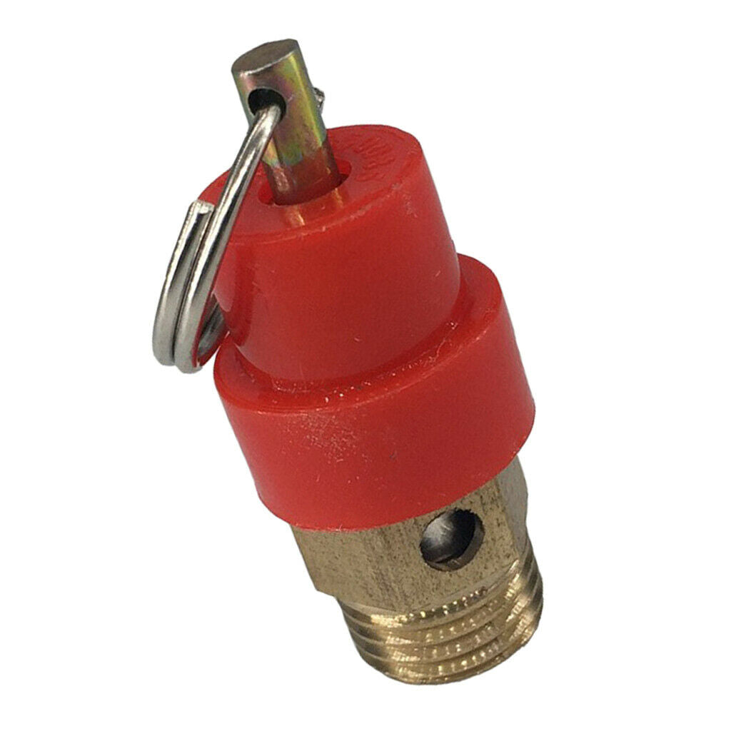 Air Compressor Safety Valve with Pull Ring Pressure Relief Valve 116Psi G1/4