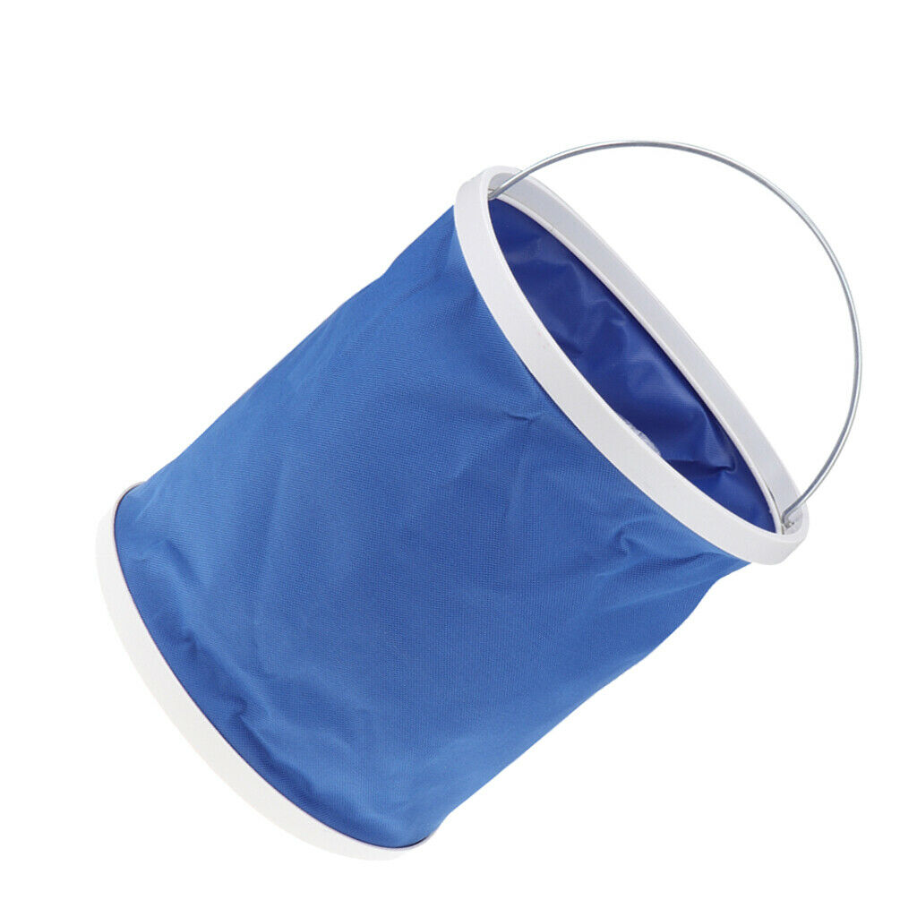 11L Folding Portable Storage Water Bucket Filter Anti Scratch Tool
