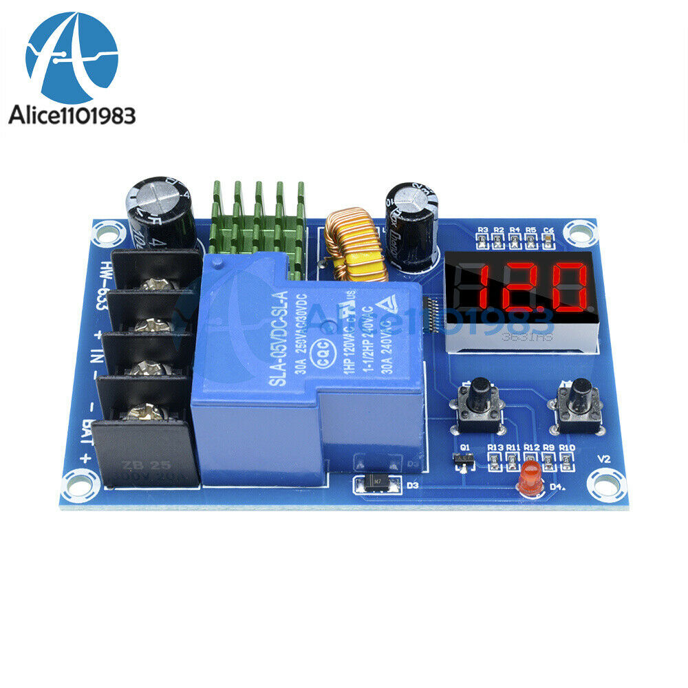 6-60V lead-acid Battery Charging Controller ProtectionSwitch 12V 24V 48V XH-M604