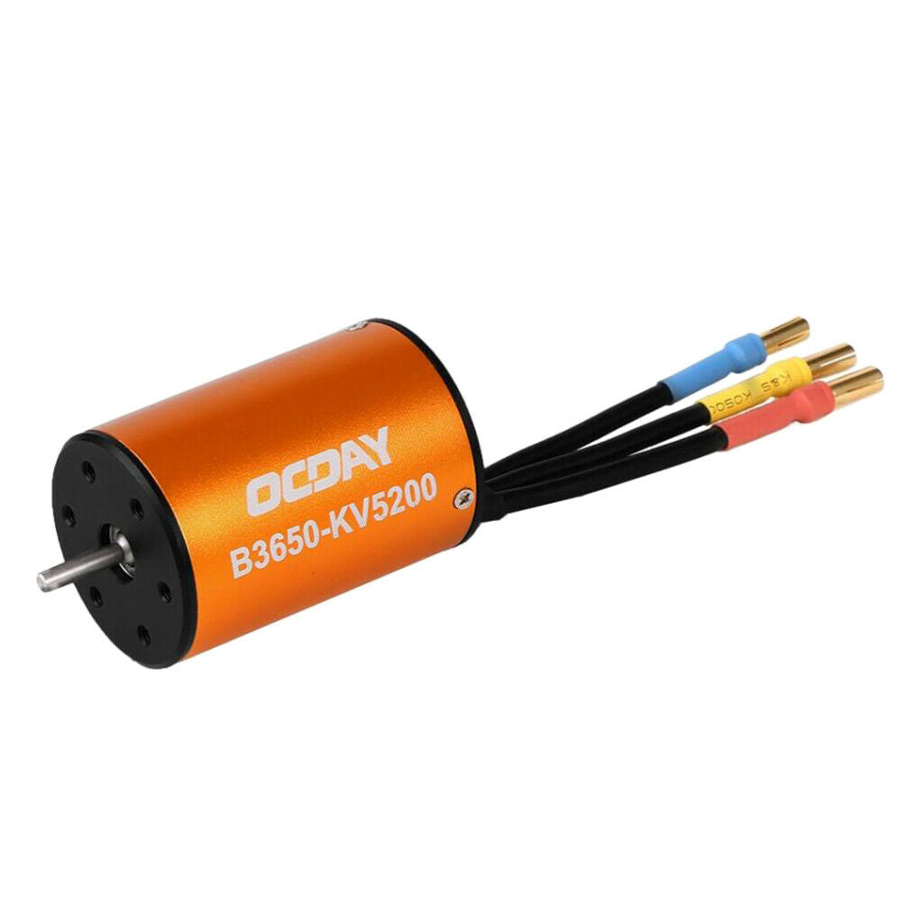Waterproof 4 Poles B3650 5200KV Motor RC Car Truck Boat Parts Accessory