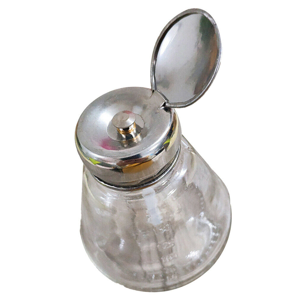 2 pieces empty glass dispenser pump bottle press bottles for cleaner,