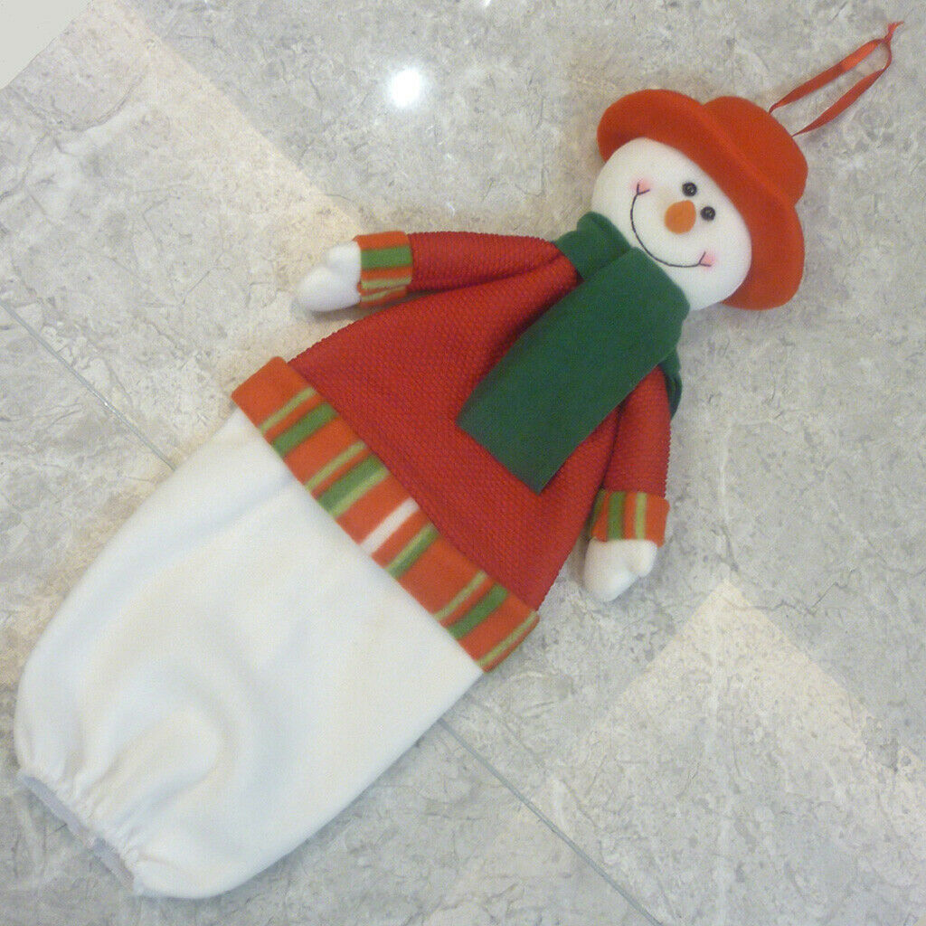 Fashion Snowman Christmas Candy Gift Bags Rubbish Sacks Christmas Party Supplies
