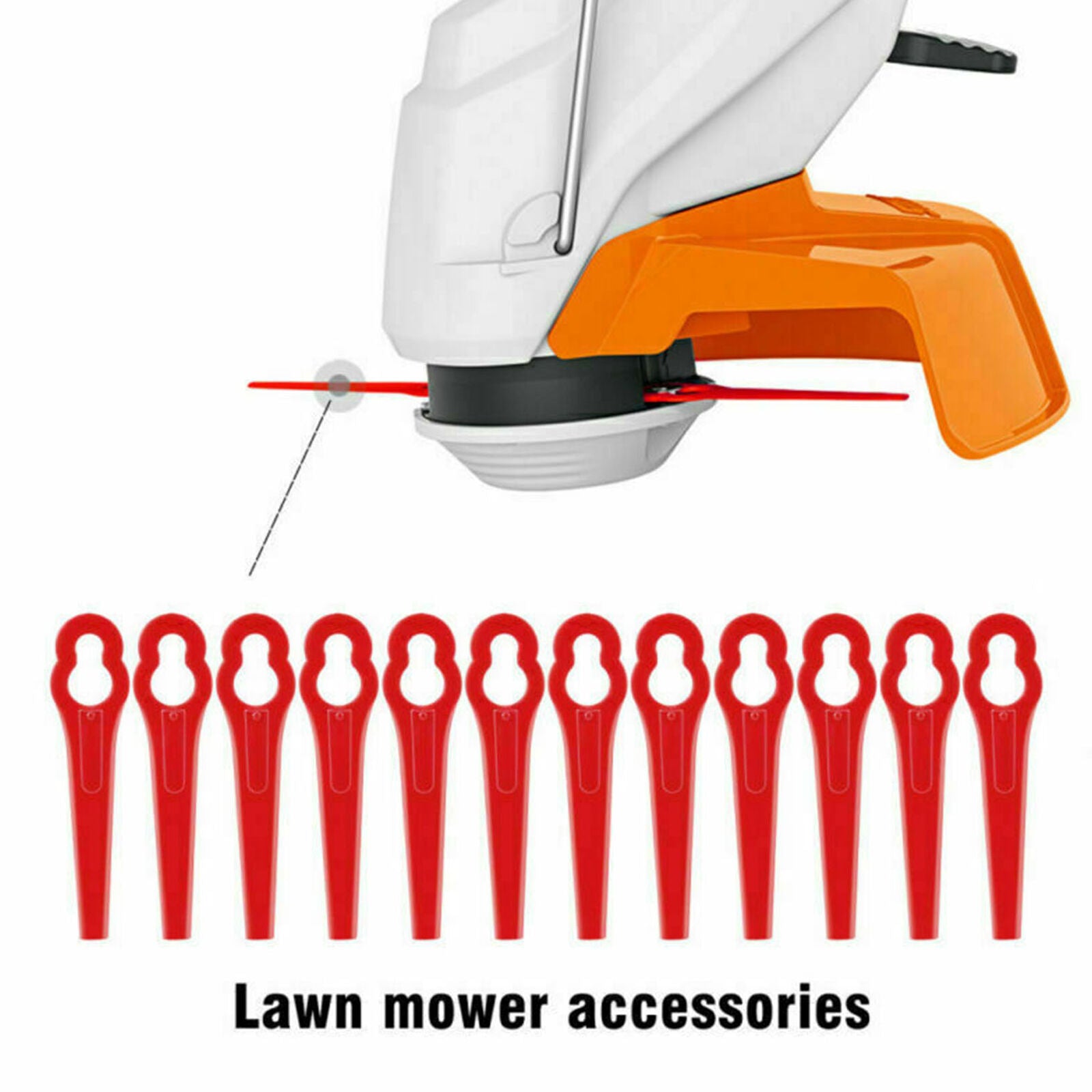 20pcs Piece Replacement Plastic Blades for ART 26 Li Cordless Grass Trimmer AC