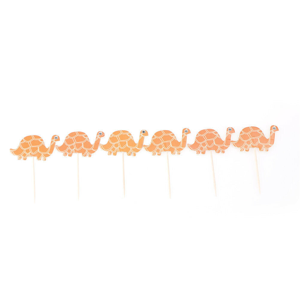 24pcs/set Dinosaur Toppers Picks Cupcake Topper Baby Shower Suppl.l8