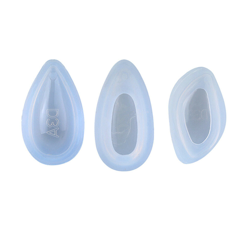 3pcs Silicone Molds Jewelry Making Mould for DIY Handcrafted Pendants Charms