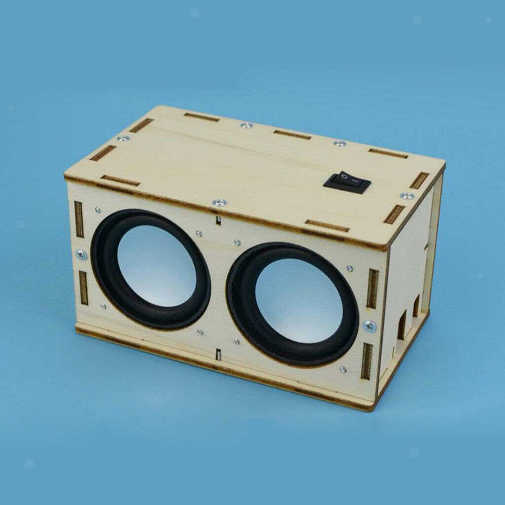 Wood DIY Bluetooth Speaker Material Science Experiment Education Toys Set Toys