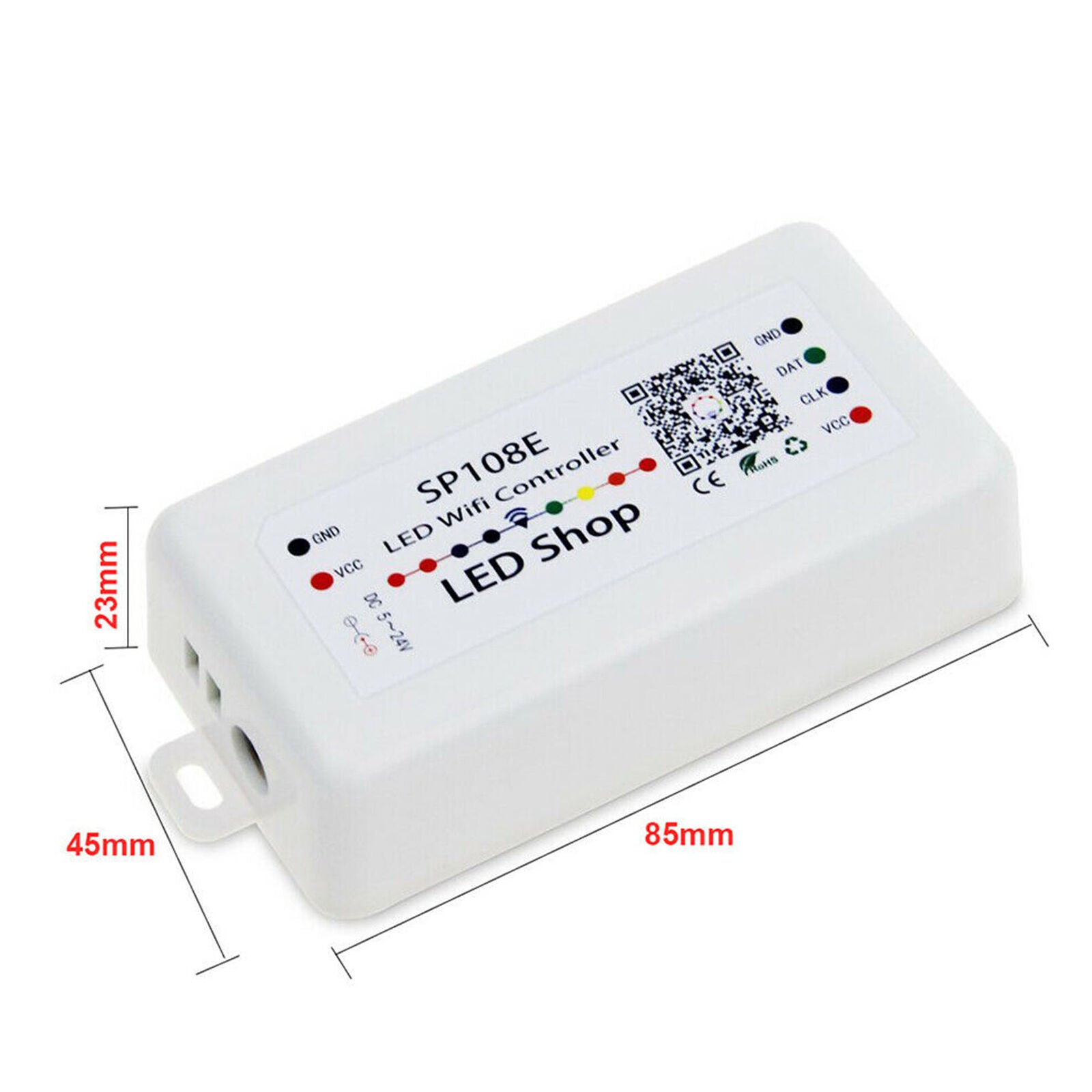 SP108E Wireless Bluetooth Controller APP WS2811 WS2812B WS2801 SK6812 APA10 X2Y4