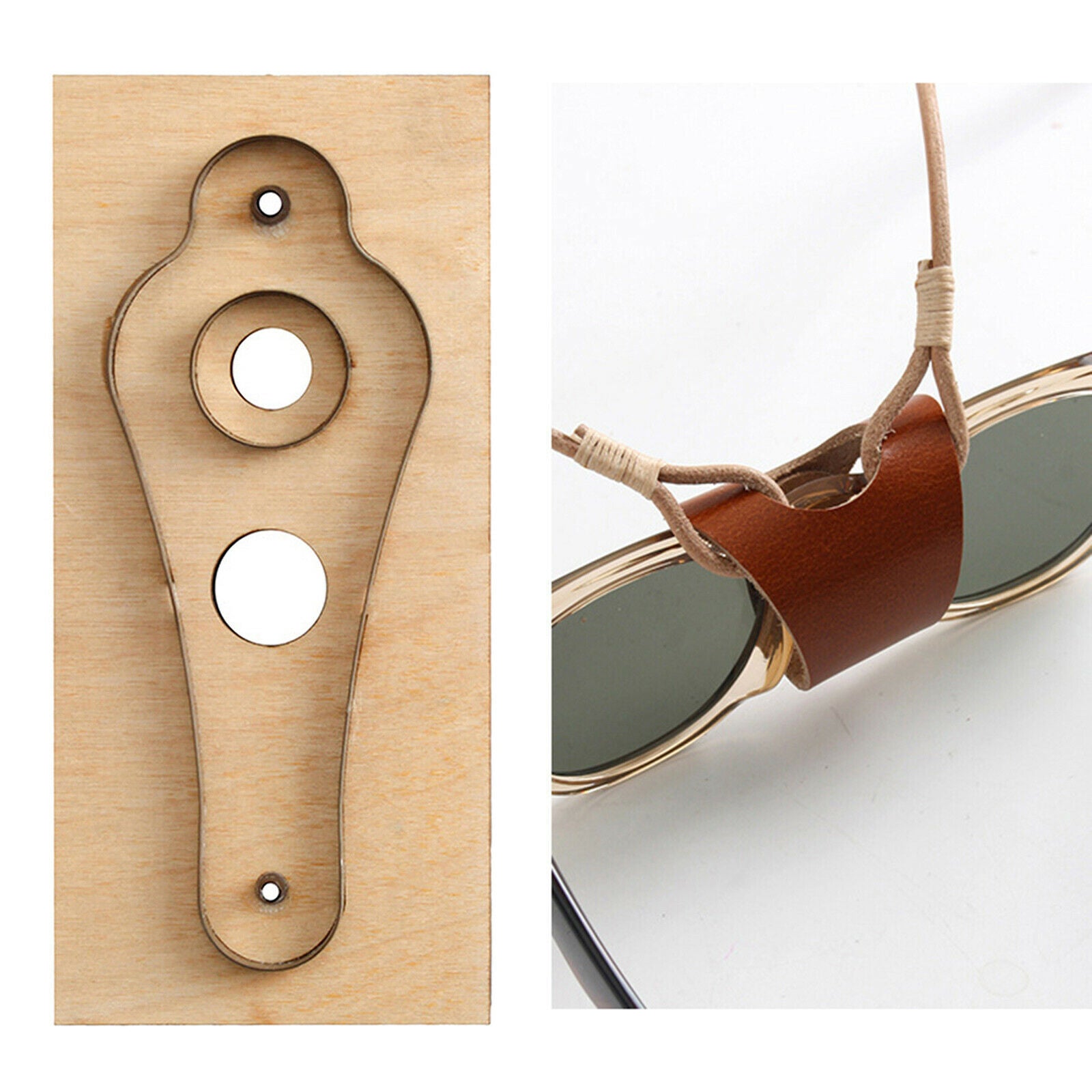 Leather Craft Dies Eyewear Lanyard Cut Mold Glasses Holder Making Blade Tool