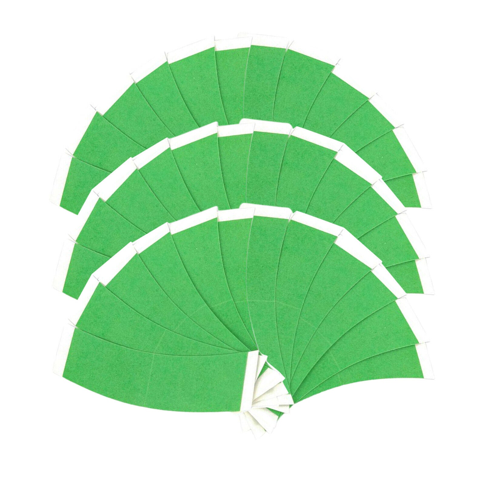 36 Pieces Double Sided Strong Adhesive Tapes for Lace Front Wigs Green Color