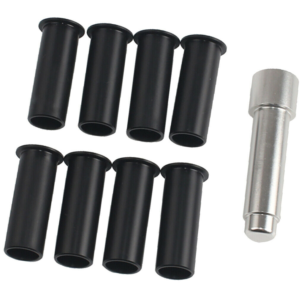 Door Hinge Bushing Liners 4 Door Lightweight For Jeep Wrangler JKU 07-18 Black
