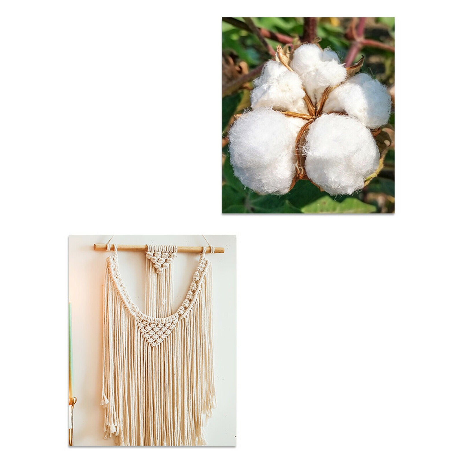 Cotton Woven Macrame Bohemian Tapestry Wall Hanging Festival Ornament Craft