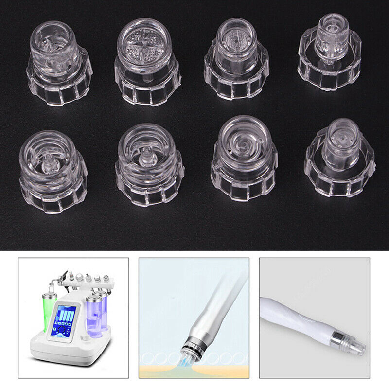 Head Replacement Tips For 6 in 1/7 in 1/8 in 1 Hydra Facial Peel Beauty Mach Kt