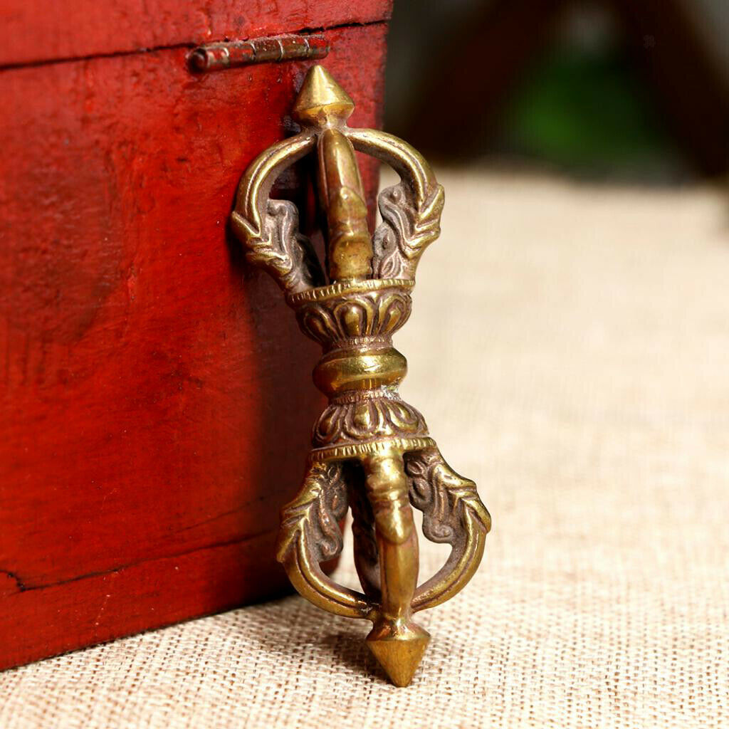 Tibetan Buddhism Dorje Vajra Phurba Amulet Handmade   Collectibles 9cm