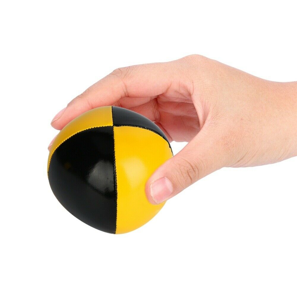 3PCS PU Thud Juggling Balls Clown Playing Juggle Ball Set for Beginner Equipment