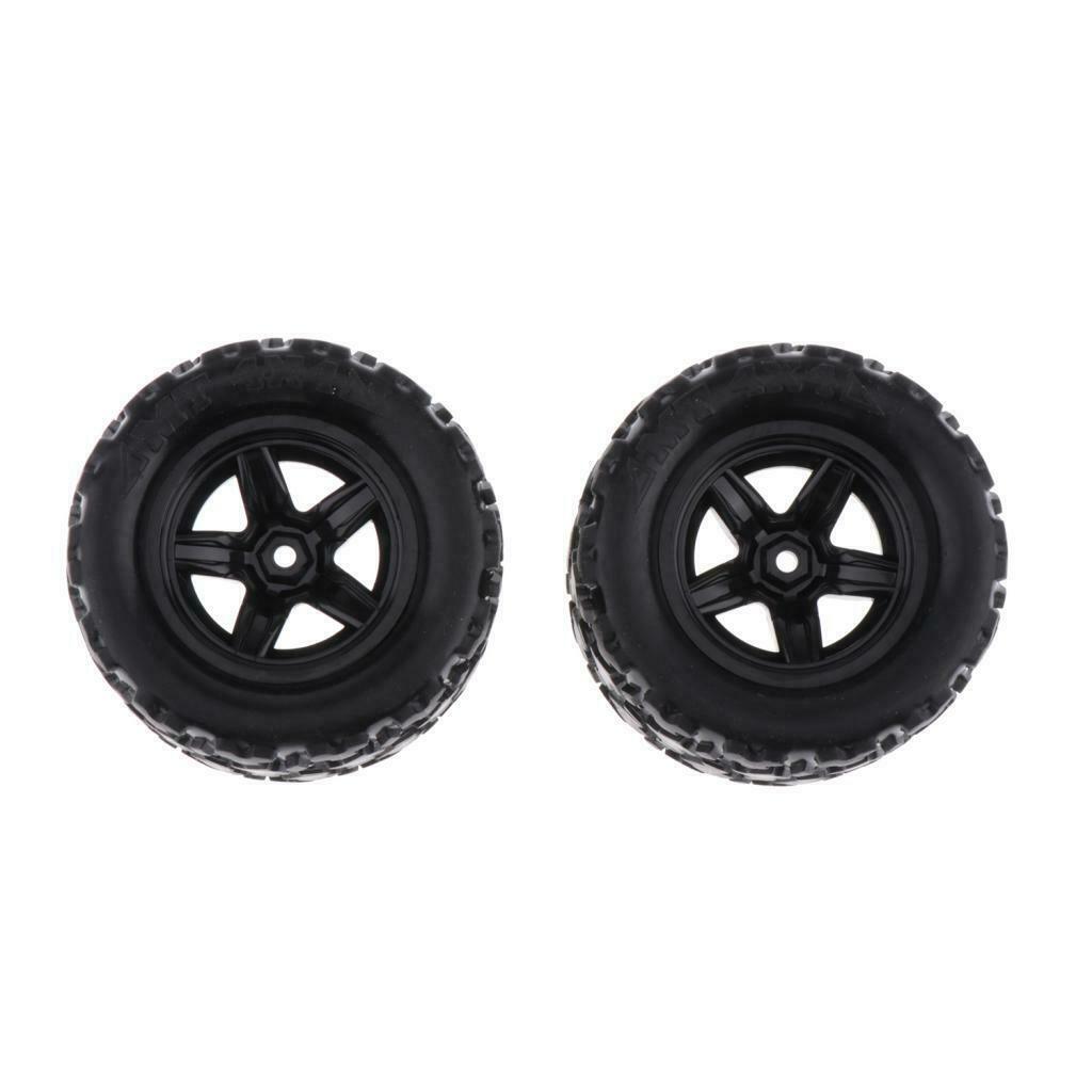 4Pcs RC Racing Car Tires 1:18 Scale Wheel and Rim RC Replacement Parts 65mm