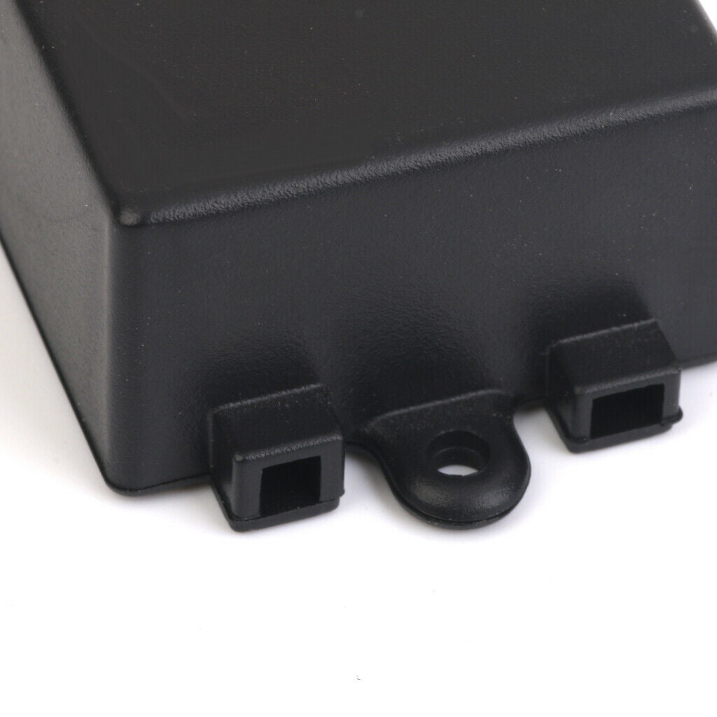 65x38x22mm Plastic Enclosure Terminal Box for Electronic Circuit Black DIY