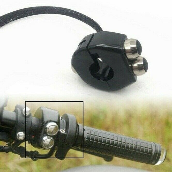 Cool CNC Switch Control Motorcycle Handlebar Button Latch Momentary Cafe Racer s