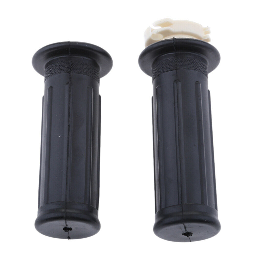 2 Pieces Twist Grips for Yamaha PW50 PY50 Fits 22mm 7/8'' Handle Bars