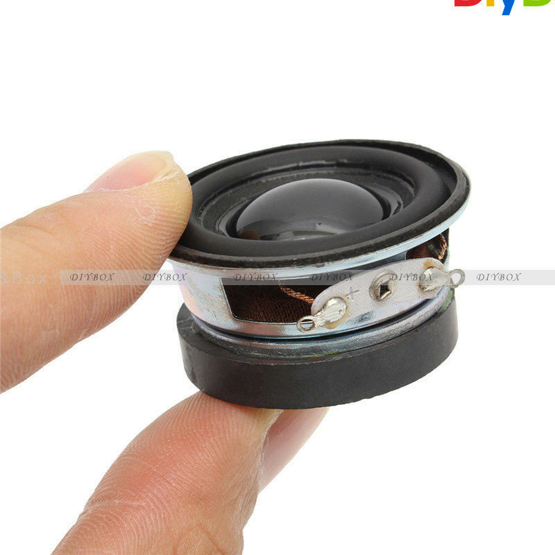 2PCS 4 Ohm Speaker 3W 40mm Acoustic Audio 36mm Magnetic Outdoor Black Hat PU