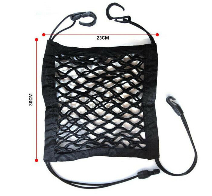1x Storage Seat Bag Luggage Organizer Holder Cargo Net Hook Pouch Holder for Car