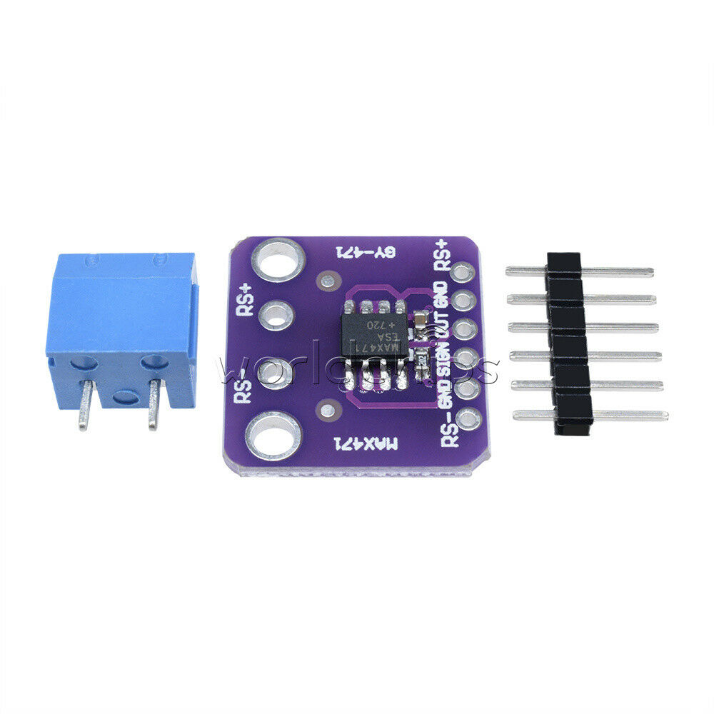 MAX471 3A Range Voltage Current Sensor Volt Amp Test Sensors Module for Arduino