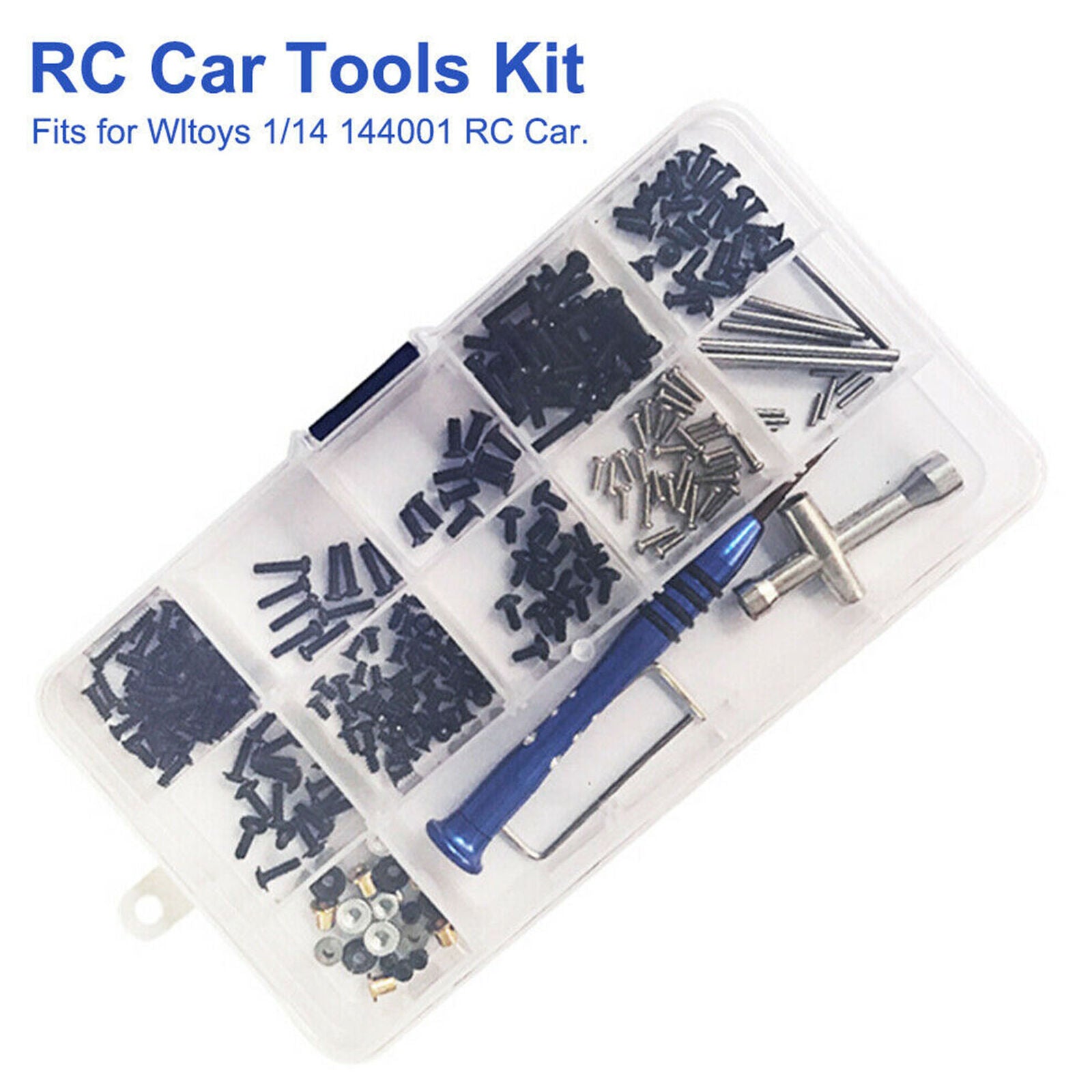 Fit for Wltoys 1:14 144001 1 set RC Car Repair Tool & Screws Nuts Tools Kit