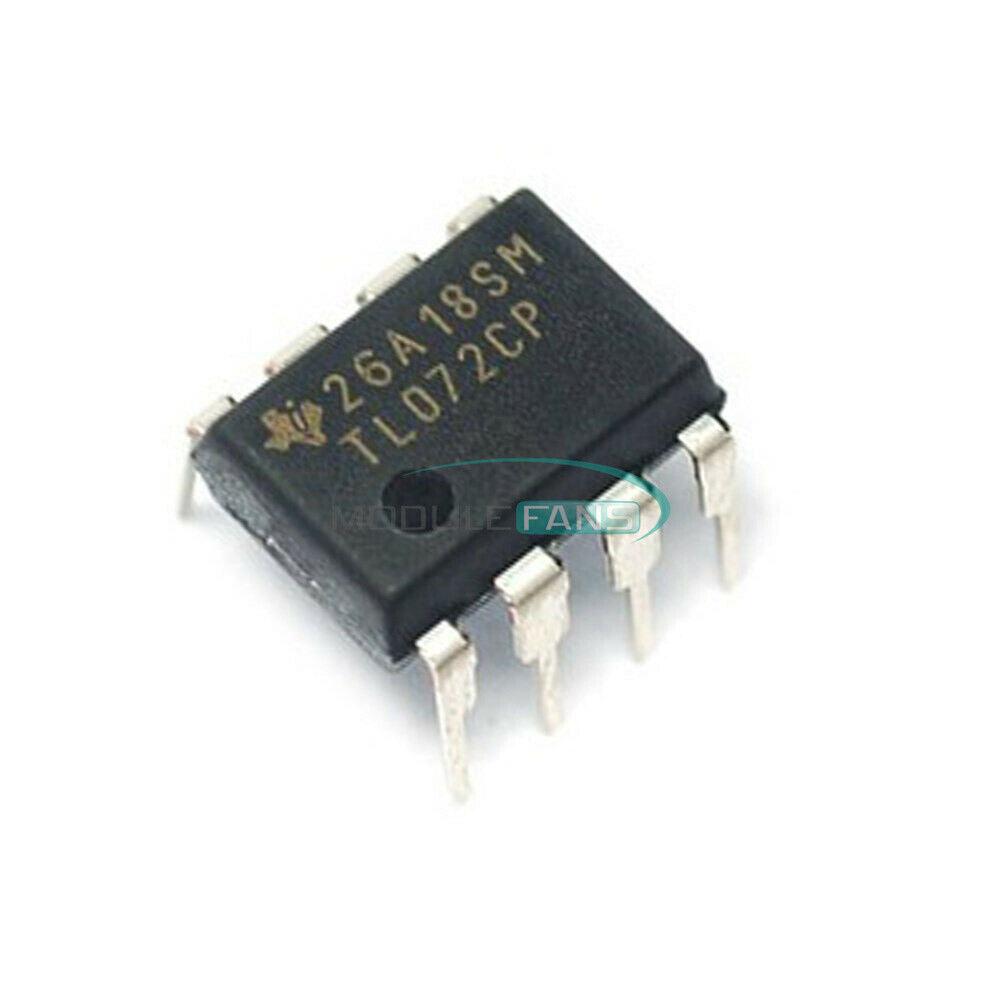 20PCS TL072CP TL072 DIP-8 LOW NOISE J-FET DUAL OP-AMP IC TL072
