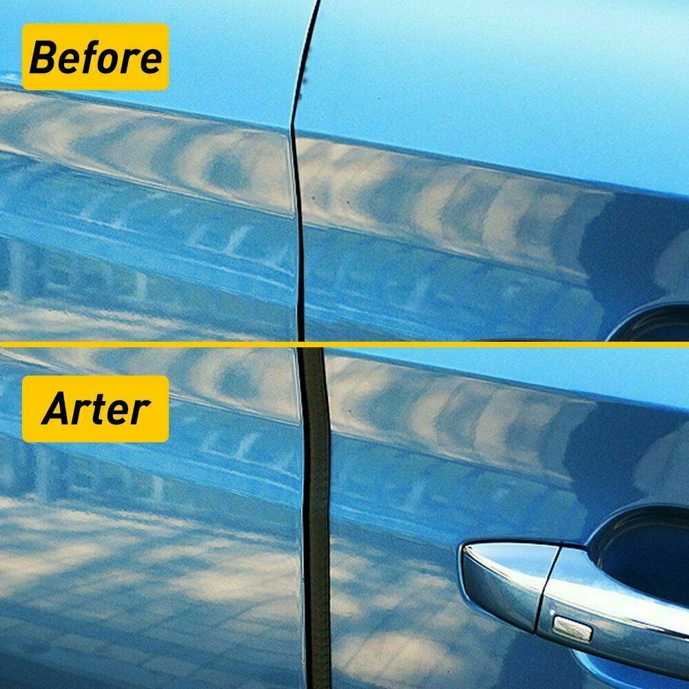 5m Car Door Edge Trim Guard Molding Rubber Seal Strip Scratch Protector Black