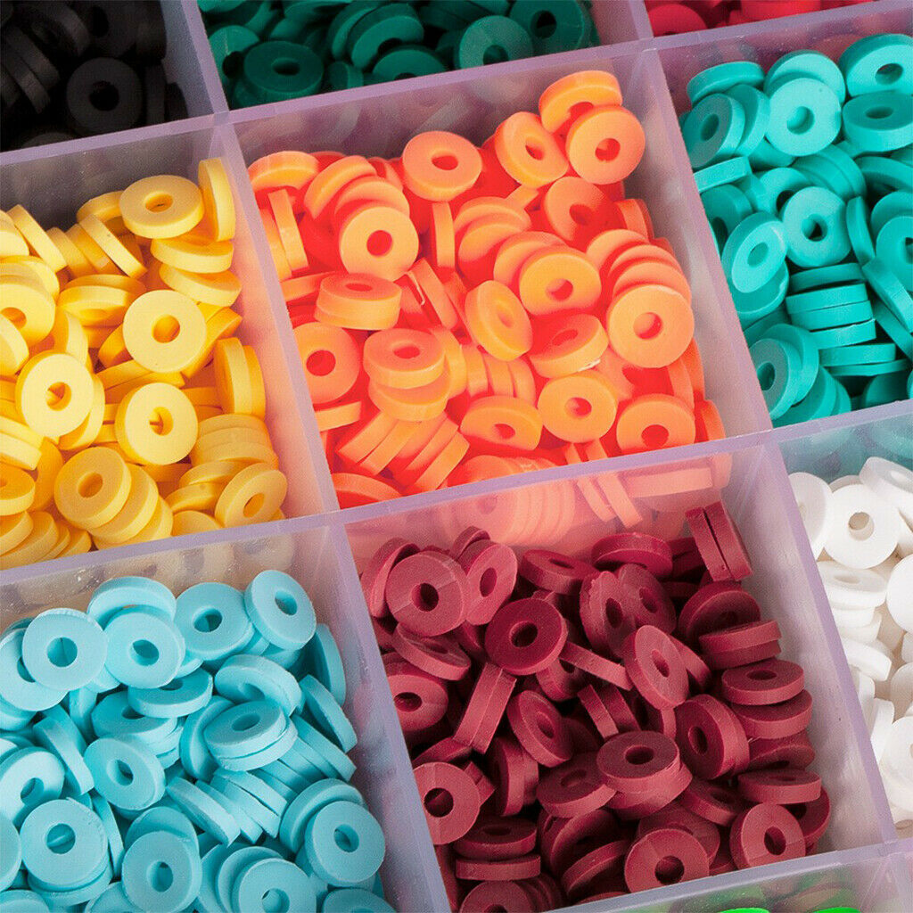 4278 Clay Heishi Beads Disc Beads Jewelry Marking Bracelets Necklace DIY 6mm