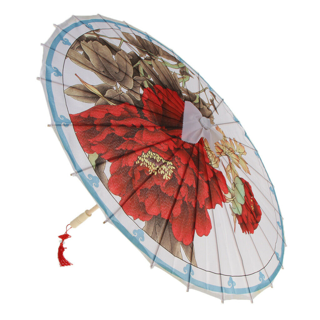 Chinese Style Art Oil Paper Umbrella Ceiling Decor Wedding Dance Umbrella G
