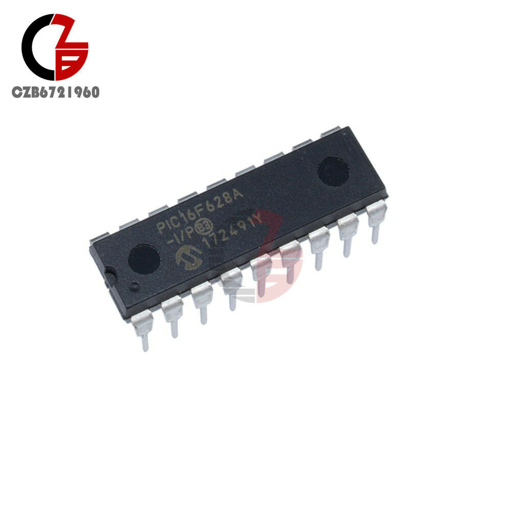 2PCS IC MICROCHIP DIP-18 PIC16F628A PIC16F628A-I/P NEW