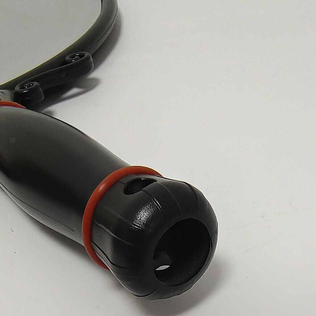 Round Hand Mirror Handheld Mirror with Handle for Hairdressers Large Viewing
