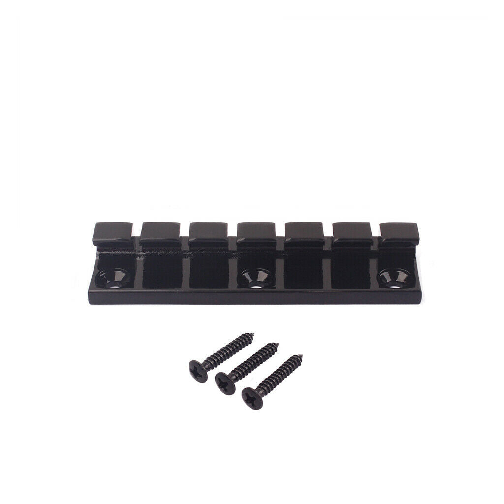 Zinc Alloy Guitar 6 Strings Saddles Bridge Tailpiece for Eelctric Guitar Cigar