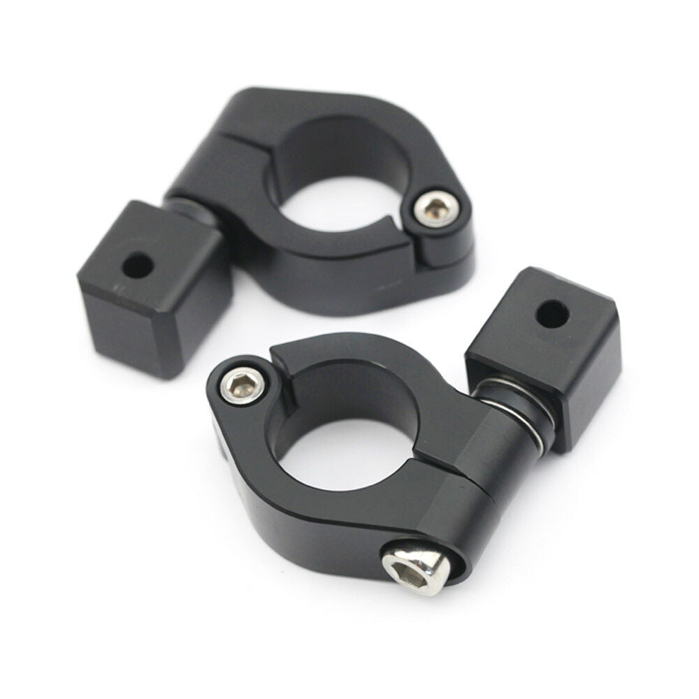 Front Driving Aux Lights Fog Lamp Supporter 25mm Bracket Motorcycle Universal
