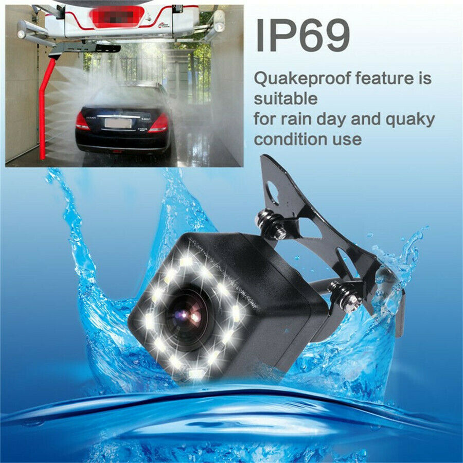 Super Clear View 12 LED Night Vison Reversing Camera 1/4 CCD Chip Image Sensors