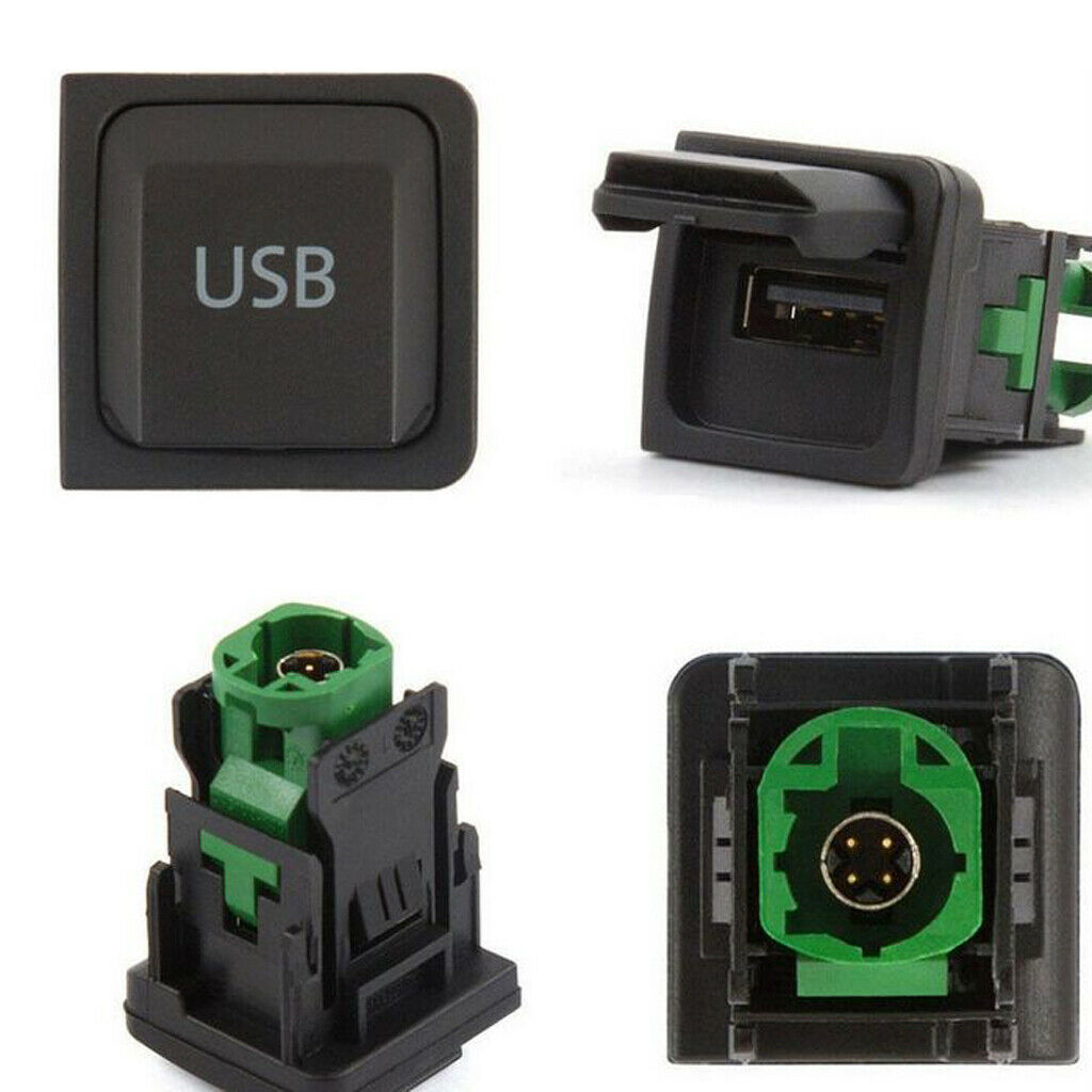 USB Switch W/ Wire Cable Cord For BMW 3 5 Series E87 E90 E91 E92 X5 X6
