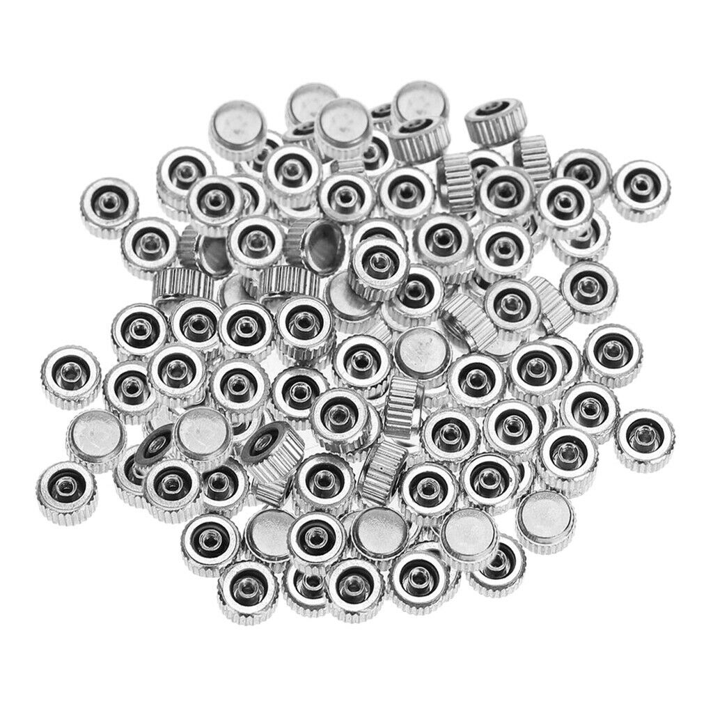 100pcs Waterproof Watch Crowns Repair Or