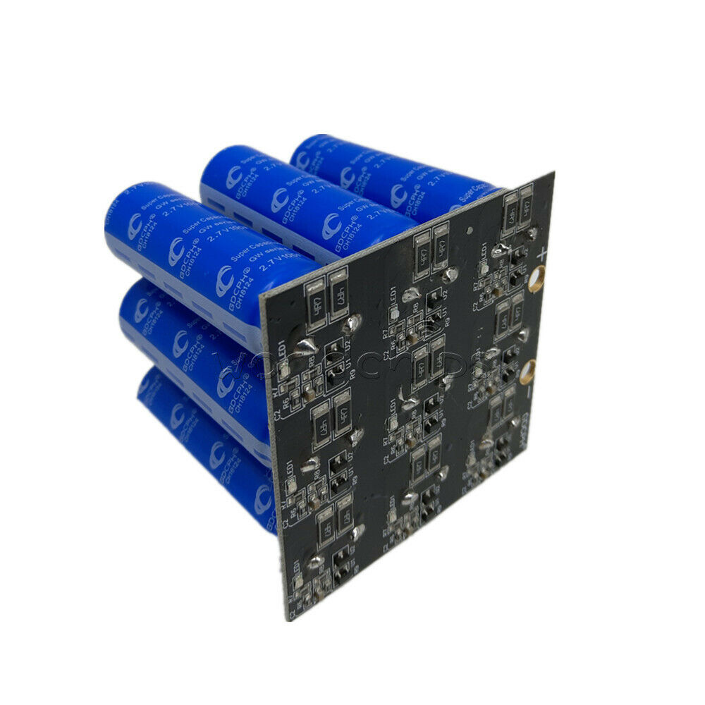 11F 24.3V 2.7V 100F Farad Capacitor Super Capacitor With Protection Board 9PCS