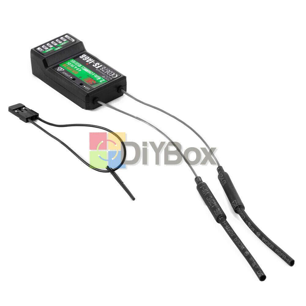 2.4G Flysky FS-iA6B 6CH Channel Receiver PPM Output w/ iBus Port For GT2E RC285