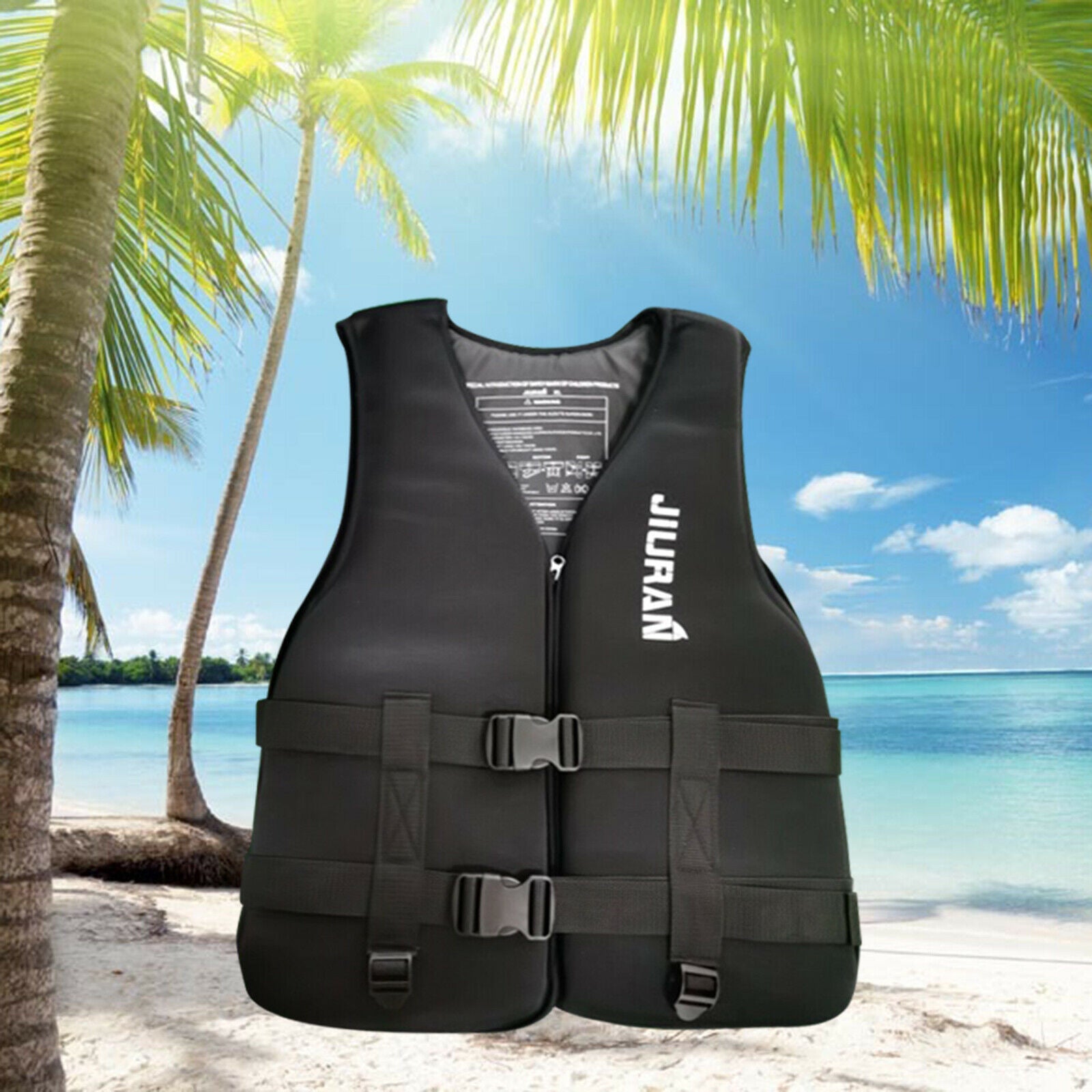 2Pcs Life Jacket Premium Life Vest Aid W/ Crotch Straps Floatation Device